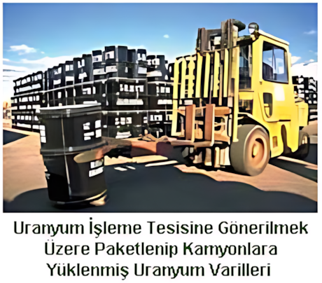 Uranyum konsantresinin paketlenmesi